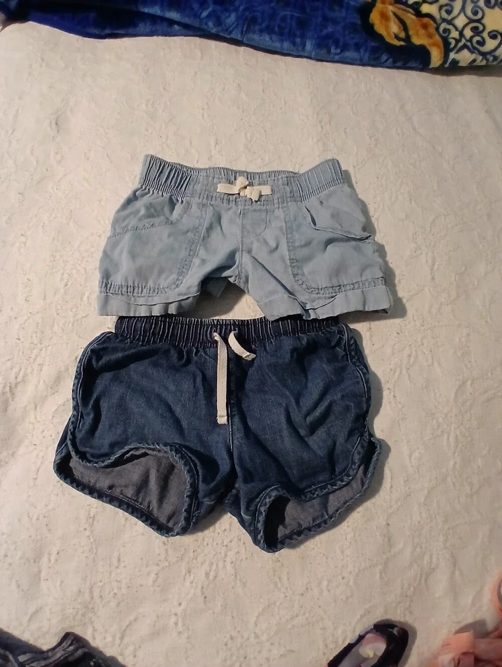 🚸Toddler Girls 7-Piece Summer Outfit Bundle - Pink, Navy, Blue, Peach
